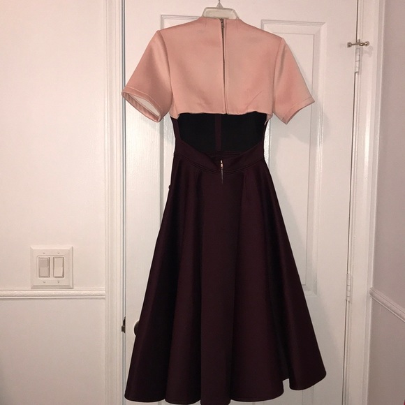 ASOS NWOT Formal Dress Pink/ Burgundy US Size 4 - Picture 4 of 7